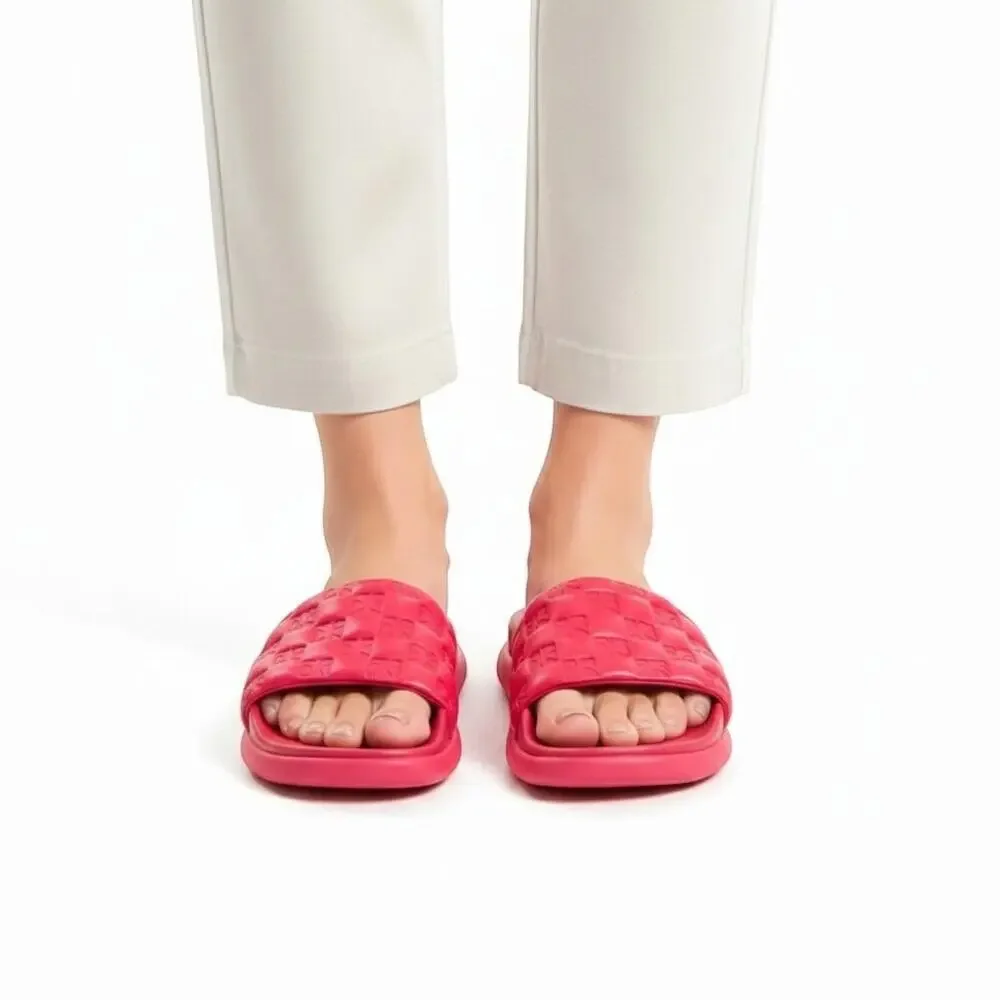 Michael Kors Rubin Red Finnie Slide Sandals, US7